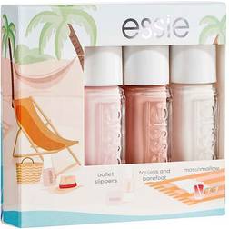 Essie Mini Triopack Summer nail polish set ballet slippers, topless