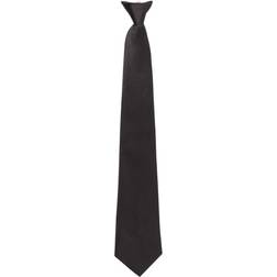 Whites Chefs Clothing Clip On Tie Black