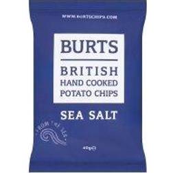 Burts British Hand Cooked Potato Chips Sea Salt 40g