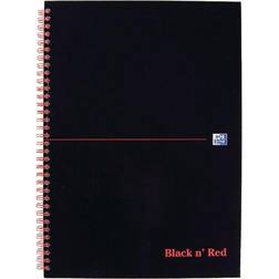 Oxford n Red Wire Bound Book A4 Feint-Ruled