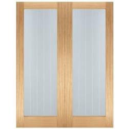 LPD Doors LPD Internal Mexicano Pair Unfinished Interior Door (x)