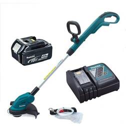 Makita DUR181 18v LXT Lithium Ion Cordless Grass Line Trimmer, 4.0ah Charger