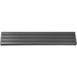 Hudson Anthracite 300mm 1600mm Horizontal Double Panel Radiator