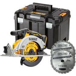 Dewalt 18v DCS565N xr Brushless Compact 165mm Circular Saw Tstak 2 Blades