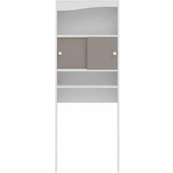 BigBuy Home Vaskemaskine Kabinet Hvid (64 x 19 x 178 cm)