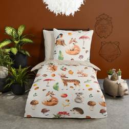 Good Morning 135 200 cm Kids Duvet Cover Autumn 135x200 Children Duvet Sheet Slipcover