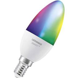 LEDVANCE 4058075779075 LED (RGB)-lamp EEK F (A G) E14 Lysform 4.9 W = 40 W RGBW (Ø x H) 39 mm x 39 mm 3 stk