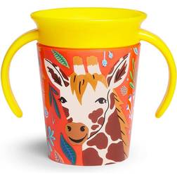 Munchkin Miracle 360° Wildlove Trainer Cup, 6Oz/177Ml, Giraffe