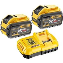 Dewalt 2 x DCB547 18v 54v XR Flexvolt 9.0ah Battery DCB118 Fast Charger