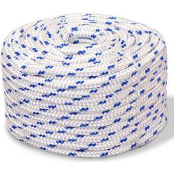 vidaXL Marine Rope Polypropylene 8 mm 100 m White