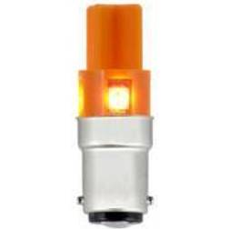 Led lyskilde 12V AC/DC Ba15D Orange