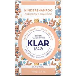 Klar Seifen Childrens Shampoo Bar Fragrance Free 100 g