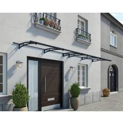 Canopia by Palram Grau, Transparent Palram - Canopia Aquila Door Canopy, H175mm W4120mm D915mm