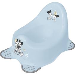 Keeeper Pot d'apprentissage ergonomique et anti-dérapant pour bébé Millo Bébé Disney Mickey Bleu