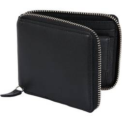 Dents Smooth Nappa Leather Zip Round Wallet With Rfid Blocking Protection