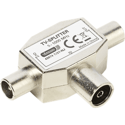Vivanco TV-SPLITTER 2-VÄGS METAL SKÄRMAD