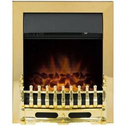 Adam Blenheim Electric Inset Fire, 2000 w, Brass, 10297