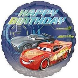 Amscan 3536601 Cars Happy Birthday foil Balloon