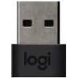 Logitech 989000982 cambiador de género para cable USB C USB A Grafito