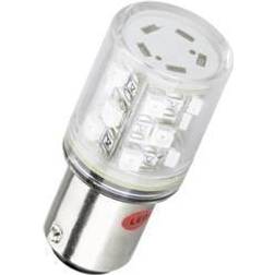 Barthelme 52160213 Voyant de signalisation LED vert BA15d 24 V/DC, 24 V/AC 20 mA 12 lm