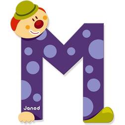 Janod Clown Letter M Multicolor 3-6 Years Multicolor