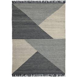 Linie Design Skuld Sort, Grå, Beige 200x300cm