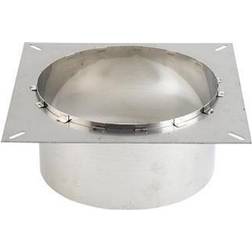 Exodraft flange FR (firkantet) F/Ø125-Ø350 MM 500x500 F/Ø350