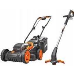 Worx Accu Grasmaaier WG779E 2x20V