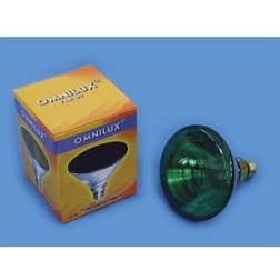 Omnilux PAR-38 230V/80W E-27 FL green