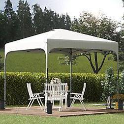 OutSunny Pop Up Gazebo Foldable w/ Wheeled Carry Bag