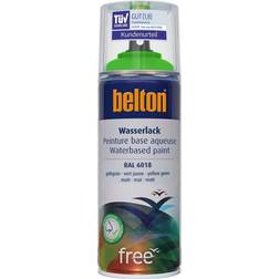 Belton Free mat farvespray RAL 6018 Grøn, Gul 0.4L