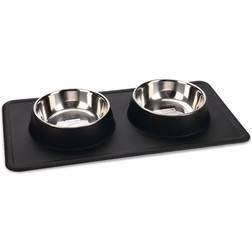 Karlie Dobbeltskål Sort: 2 X 350 Dex Diner Set