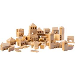 Varis Toys Town Byg din egen by Træklodser 107 Dele