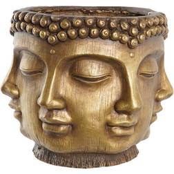 Dkd Home Decor Urtepotte Gylden Træ Buddha Orientalsk 34 Krukke
