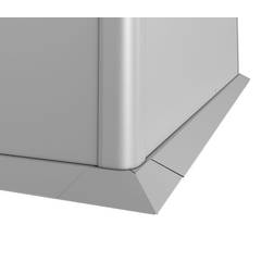 Biohort Klippekant, sølv metallic, 2x1 Plantekasse