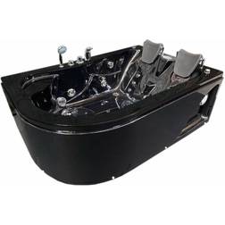 Simba bath tub black varadero hot tub 170x115cm