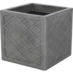 Strata Sankey Lazio 32cm Square Planter Pewter