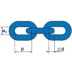 Gunnebo Fastening Z801917 Kätting 2,5T, klass