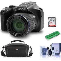 Minolta MN67Z 20MP FHD Wi-Fi Camera Black, With Accessory Kit