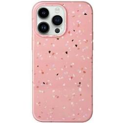 Uniq Coehl Terrazzo case Apple iPhone 14 Pro Max pink/coral pink