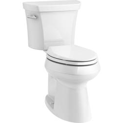 Kohler Highline Comfort Height Two-piece elongated 1.28 gpf chair height toilet