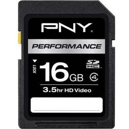 PNY 16GB 2-Pack Performance Class 4 SD Card (P-SDHC16G4X2-GE)