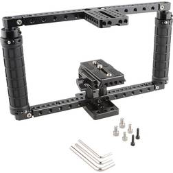 CAMVATE Adjustable Camera Cage with Quick Release Baseplate