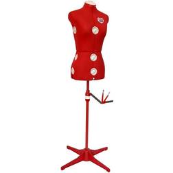 Singer ï¿½ Adjustable Female Dress Form, Small/Medium, Red