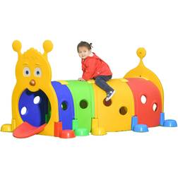 Qaba Indoor & Outdoor Caterpillar Kids Tunnel Crawling