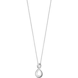 Georg Jensen Sterling Silver Infinity Pendant Necklace, 17.72