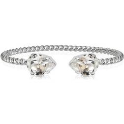 Caroline Svedbom Mini Drop Bracelet - Silver/Transparent