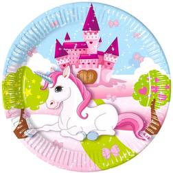 Procos Disposable Plates Unicorn Party 8-pack