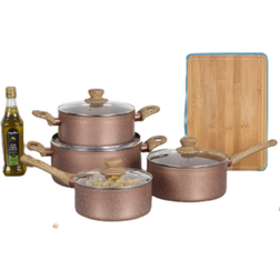 URBN-CHEF - Cookware Set with lid 4 Parts