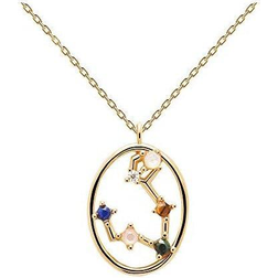 Pdpaola Sagittarius Necklace - Gold/Multicoloured